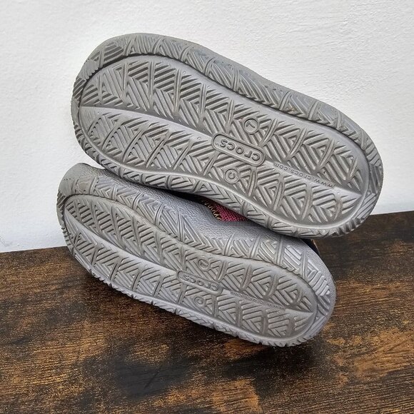 Crocs Swiftwater Sandals Pink Kids Girls Size C7 Water Beach Shoes Adjustable - Picture 5 of 6